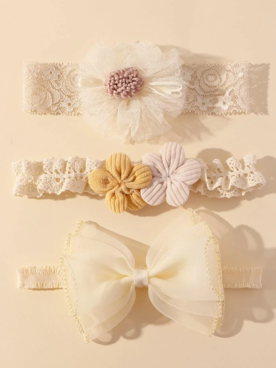 beige hovedbånd, piger hovedbånd, trykfri hovedbånd, børn tilbehør, børn stil, børn komfort, lille pige tilbehør, original børn, børn mode, elegant hovedbånd