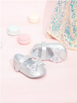 Elegante Baby Sko, Sølv Sløjfer, Baby Sko, Komfort, Sikkerhed, Stil, Funktionalitet, Kvalitetsmaterialer, Unik Design, Naturlig Fodudvikling
