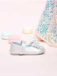 Elegante Baby Sko, Sølv Sløjfer, Baby Sko, Komfort, Sikkerhed, Stil, Funktionalitet, Kvalitetsmaterialer, Unik Design, Naturlig Fodudvikling