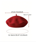 Beret i one size 51–56 cm – let og komfortabel pasform