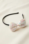 hårbånd til piger, sequined bow hårbånd, høj kvalitet hårbånd, elegante hårbånd, unikt hårbånd
