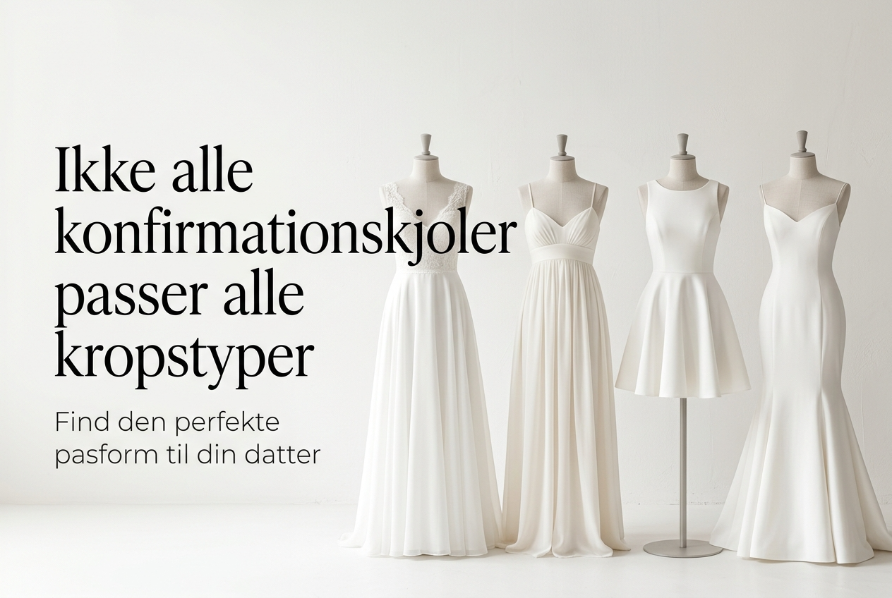 Konfirmationskjoler til alle kropstyper: Ekspertens guide til det rette snit i 2026