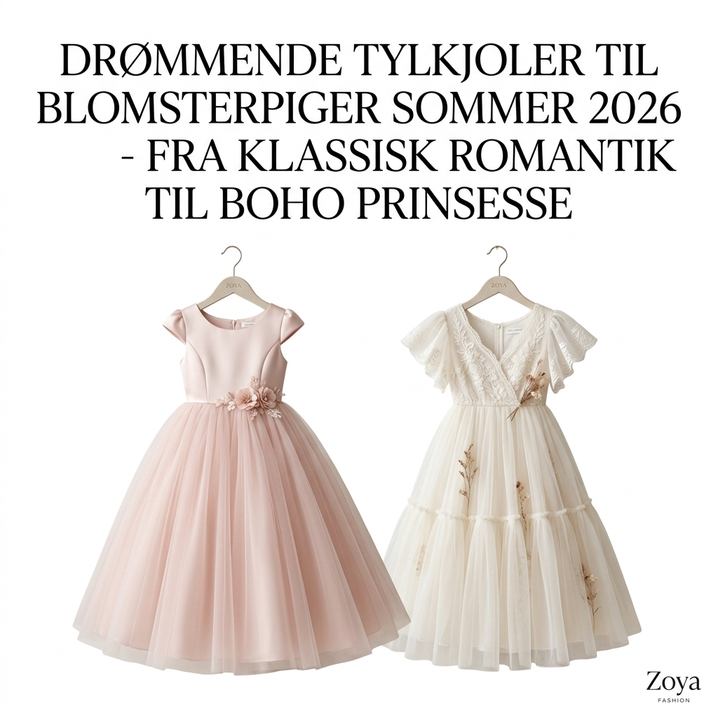Tylkjoler til blomsterpiger – drømmende looks til sommerens fester